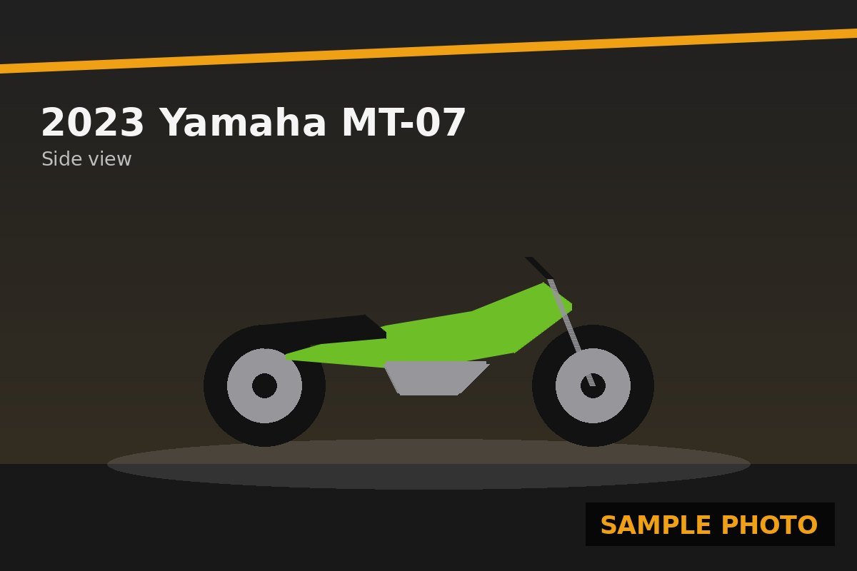 Sample photo: 2023 Yamaha MT-07