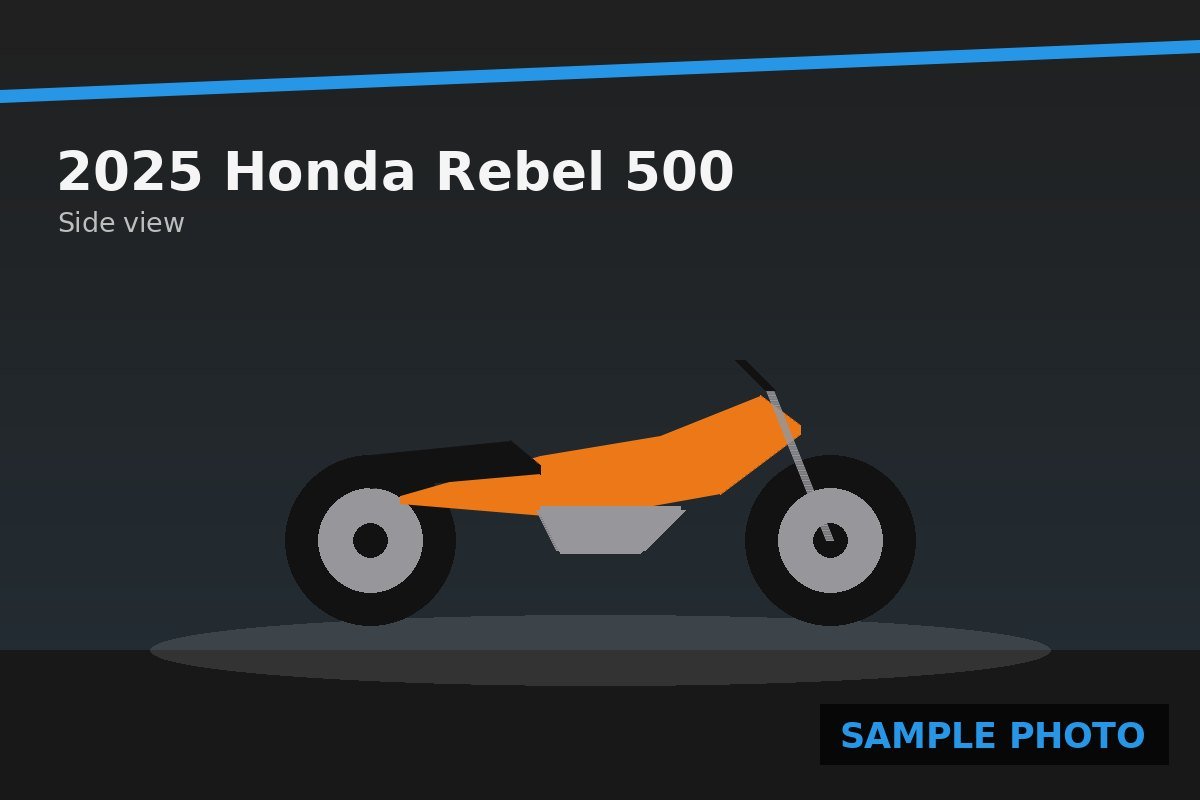 Sample photo: 2025 Honda Rebel 500